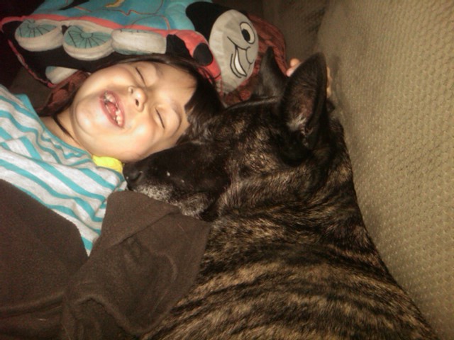 Thalie and Emily sans a few teeth