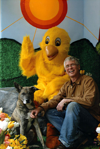 THIS PARTICULAR CHICK WAS A BIT LARGER THAN TRACEDOG WOULD HAVE PREFERRED