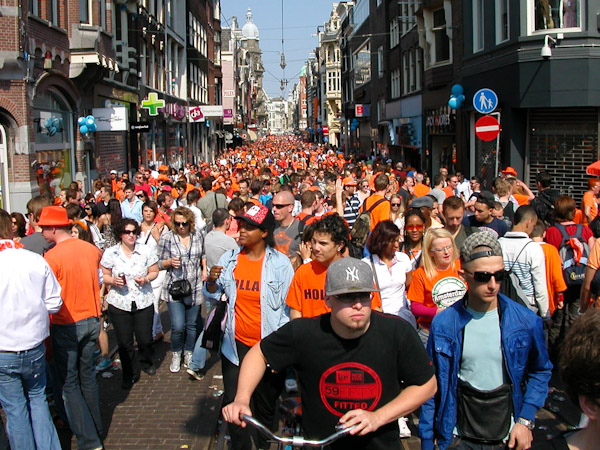 just an example of all the people still streaming into the City